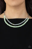 Load image into Gallery viewer, Parisian Princess Green Necklace