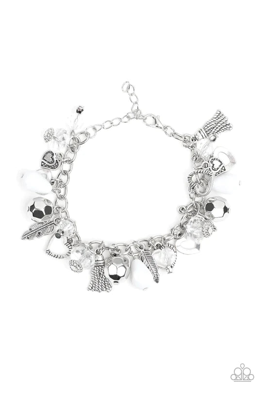 Charmingly Romantic White Bracelet
