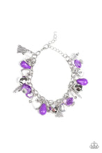 Load image into Gallery viewer, Charmingly Romantic Purple Bracelet