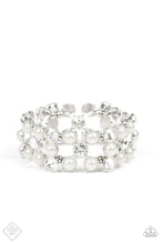 Load image into Gallery viewer, Diamonds and Debutantes White Bracelet