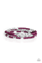Load image into Gallery viewer, Micro Beading Purple Bracelet