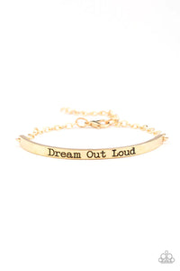 Dream Out Loud Gold Bracelet