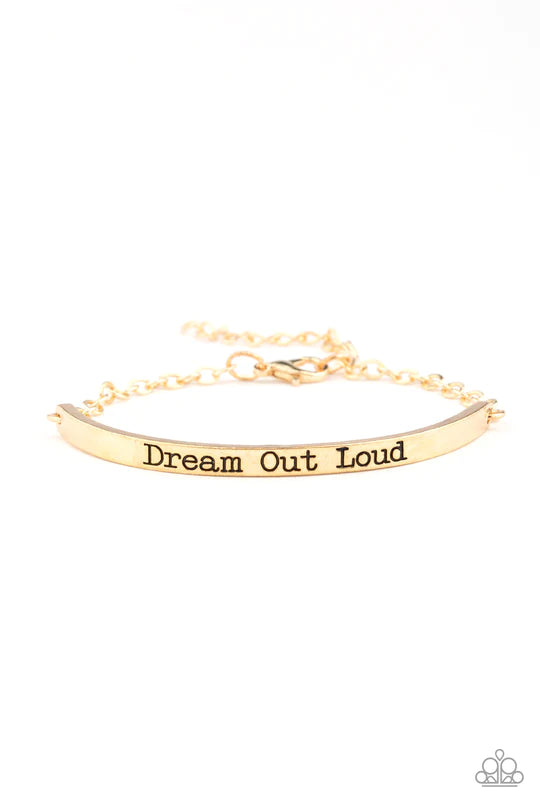 Dream Out Loud Gold Bracelet