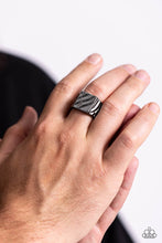 Load image into Gallery viewer, Illusion Black Men’s Ring