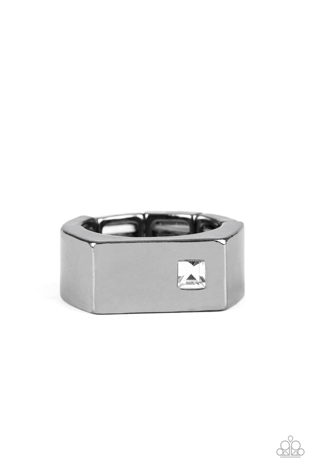 Steadfast Black Men’s Ring