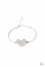 Load image into Gallery viewer, Heart Stopping Shimmer White Bracelet