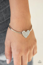 Load image into Gallery viewer, Heart Stopping Shimmer White Bracelet