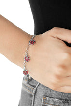Load image into Gallery viewer, Valentine Vibes Red Bracelet