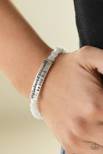 Load image into Gallery viewer, So She Did White Bracelet
