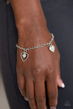 Load image into Gallery viewer, Hearts and Harps White Bracelet