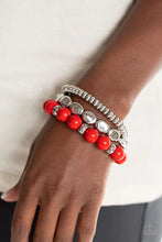 Load image into Gallery viewer, Prismatic Pop Red Bracelet
