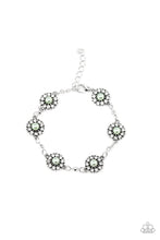 Load image into Gallery viewer, Garden Flower Grandeur Green Bracelet