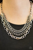 Load image into Gallery viewer, Word on the Street Multi/Gold Necklace
