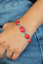 Load image into Gallery viewer, Serene Stonework Red Bracelet