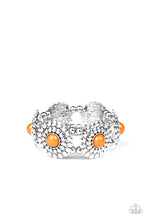 Load image into Gallery viewer, Bountiful Blossoms Orange Bracelet