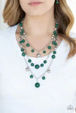 Load image into Gallery viewer, The Partygoer Green Necklace