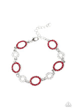 Load image into Gallery viewer, Bubbly Bedazzle Red Bracelet