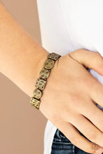 Load image into Gallery viewer, Hammered Harmony Brass Bracelet