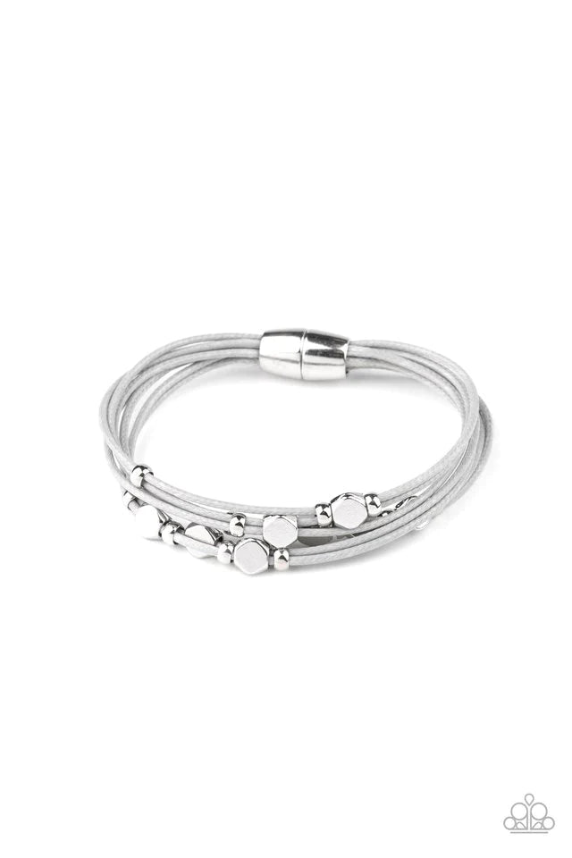 Cut the Cord Silver Bracelet
