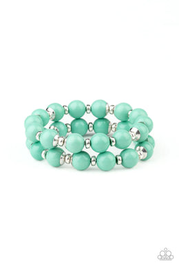 Bubble Blast Off Green Bracelet