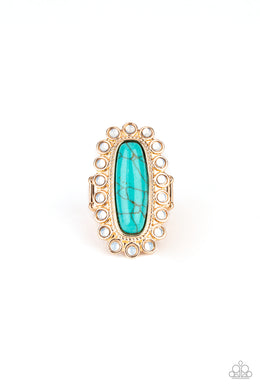 Mystic Oasis Gold Ring
