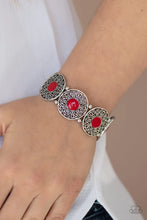 Load image into Gallery viewer, Painted Garden Red Bracelet
