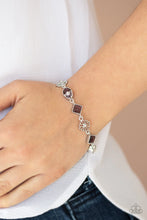 Load image into Gallery viewer, Eden Etiquette Purple Bracelet