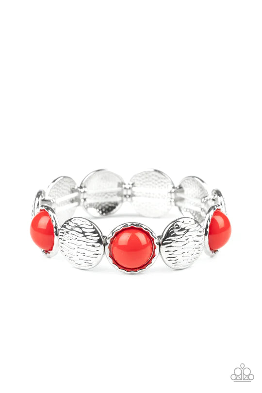 Boardwalk Boho Red Bracelet