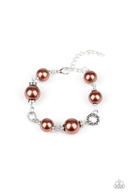 Boardroom Baller Brown Bracelet