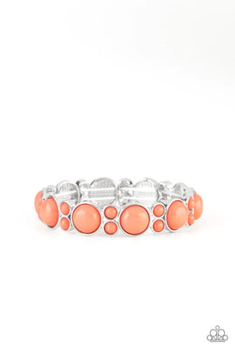 Bubbly Belle Orange Bracelet