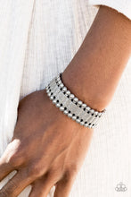 Load image into Gallery viewer, Rustic Rhythm Silver Bracelet