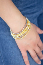 Load image into Gallery viewer, Fiercely Frosted Yellow Bracelet