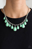 Load image into Gallery viewer, Jaw Dropping Diva Green Necklace
