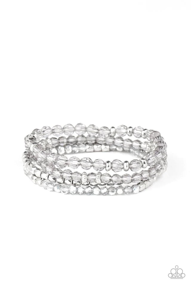 Crystal Crush Silver Bracelet