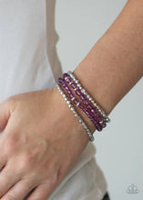 Load image into Gallery viewer, Crystal Crush Purple Bracelet