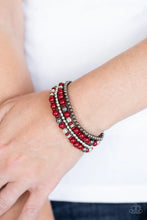 Load image into Gallery viewer, Stacked Style Maker Red Bracelet