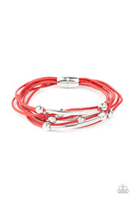Load image into Gallery viewer, Magnetically Modern Red Bracelet