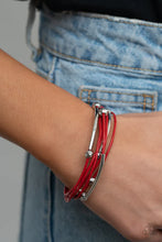 Load image into Gallery viewer, Magnetically Modern Red Bracelet