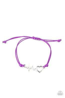 Cardiac Couture Purple Bracelet