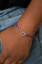 Load image into Gallery viewer, Cardiac Couture Purple Bracelet
