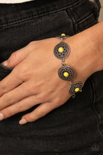 Load image into Gallery viewer, Mojave Mandalas Yellow Bracelet