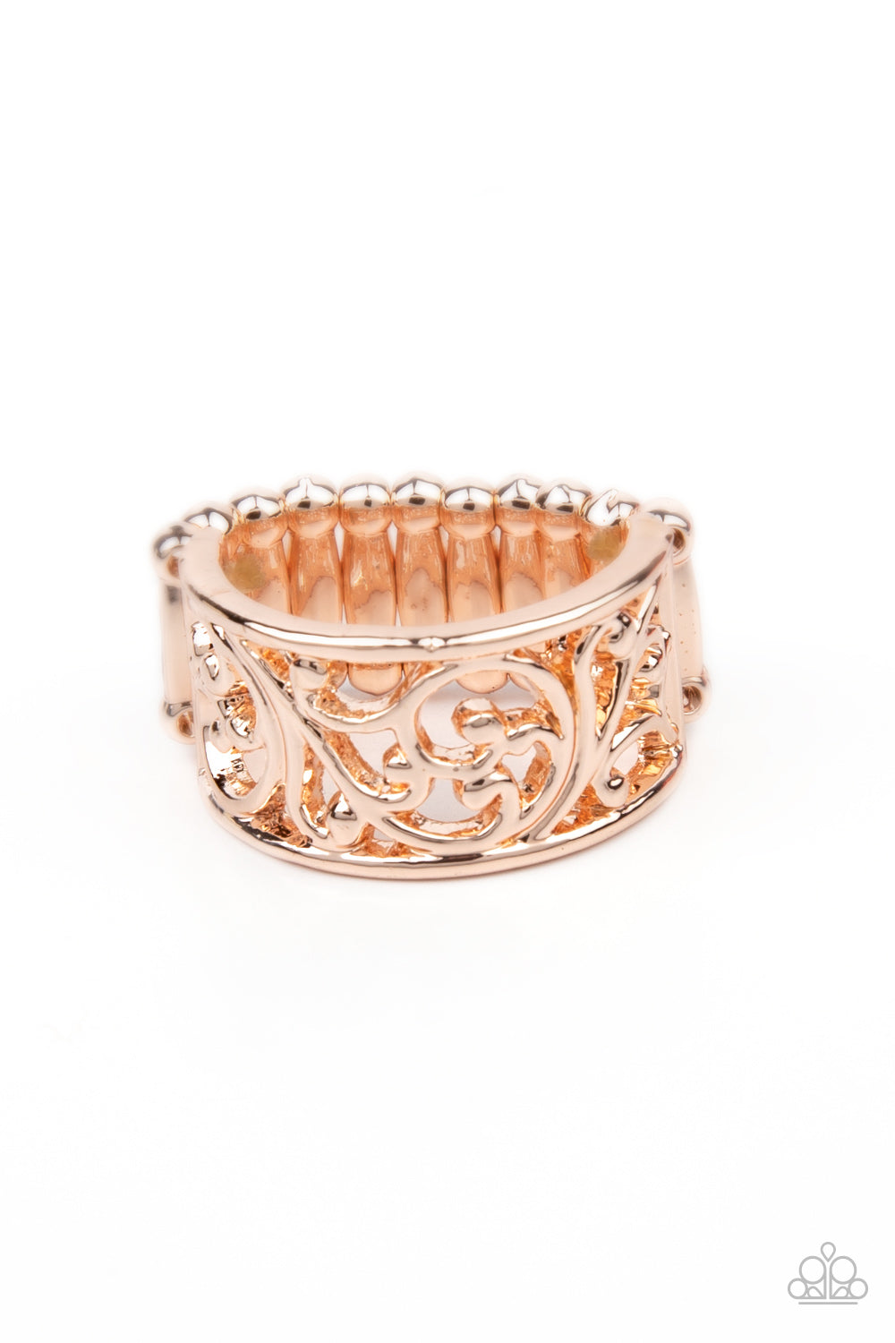 Di-VINE Design Rose Gold Ring