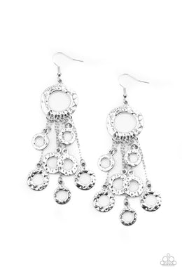 Right Under Your NOISE Silver Earrings