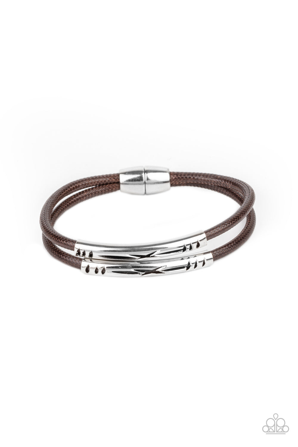 What a WANDER-ful World Brown Bracelet