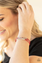 Load image into Gallery viewer, What a Wander-ful World Red Bracelet