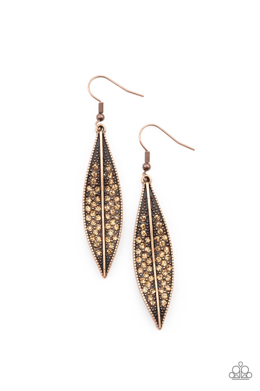 Hearty Harvest Copper Earrings