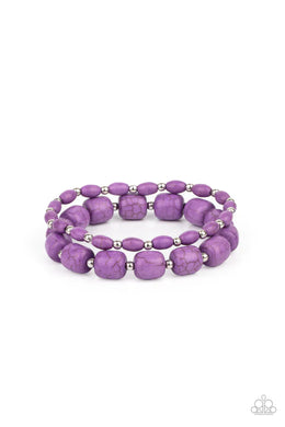 Colorfully Country Purple Bracelet