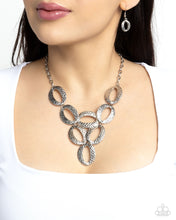 Load image into Gallery viewer, OVAL The Limit  Silver Necklace