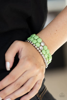 Desert Verbena Green Bracelet