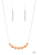 Load image into Gallery viewer, Serenely Scalloped Orange Necklace